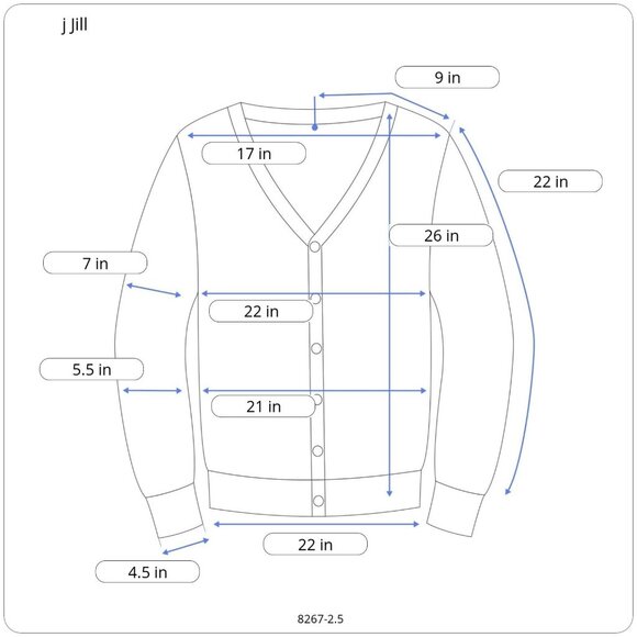 J Jill Floral Appliqué Heather Black Front Button Cardigan Sweater Size L Petite - Picture 8 of 9